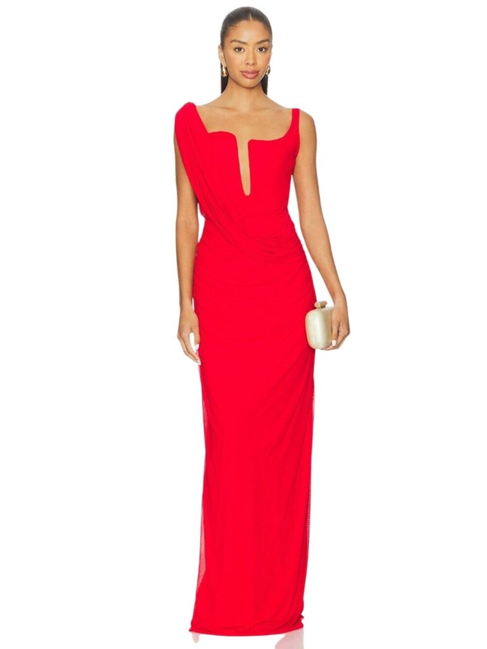 Deme by Gabriella Adriana Gown in Red Small New Womens Formal Maxi Long Dress